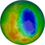 Antarctic Ozone 2012-10-22